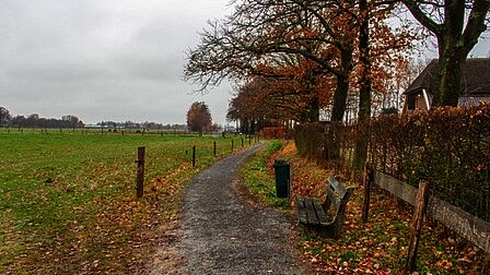 Wallenborchpad in Kootwijkerbroek, geen sociale controle dus geen verlichting